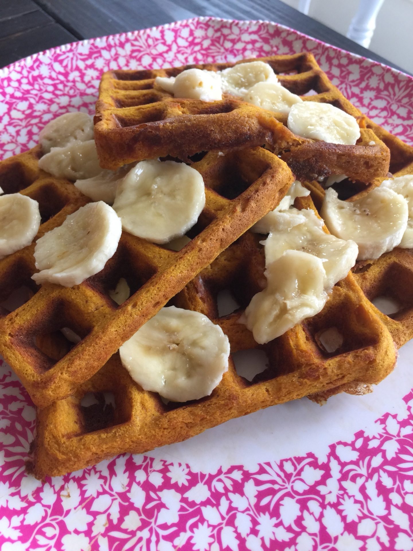 Protein Pumpkin Waffles